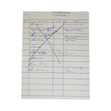 Senator Edward Kennedy Capitol Hill Telephone Log - First Day Back After Chappaquiddick Incident