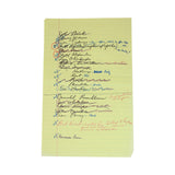 Senator Edward Kennedy Capitol Hill Telephone Log - First Day Back After Chappaquiddick Incident