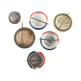 Rare Charles Hughes 1 - 1916 Presidential Campaign Pin, 1 - 1904 Teddy Roosevelt Lapel Stud Button, 3 - 1940 I Want Roosevelt Again Buttons, 1 - 1910 Vote For Women Pin