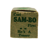 Vintage 1930’s - 1940’s Sam-Bo Novelty Fishing Lure With Box