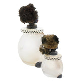 Large & Small 1920’s VIGNY France Black Golliwogg Perfume Bottles