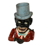 Early 1900’s John Harper Cast Iron Negro Mechanical Bank with Top Hat