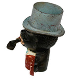 Early 1900’s John Harper Cast Iron Negro Mechanical Bank with Top Hat