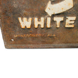 Montgomery, Alabama 1931 Cast Iron Segregation Drinking Fountain Sign