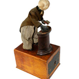 Late 19th Century Wind-Up Mechanical Wood Ives Preacher at Pulpit