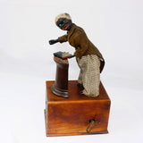 Late 19th Century Wind-Up Mechanical Wood Ives Preacher at Pulpit