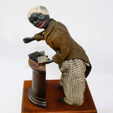 Late 19th Century Wind-Up Mechanical Wood Ives Preacher at Pulpit