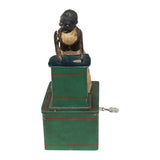 Late 19th Century Wind-Up Mechanical Wood Ives Preacher at Pulpit