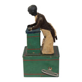 Late 19th Century Wind-Up Mechanical Wood Ives Preacher at Pulpit