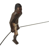 Pre-1930’s Carved Wood and Balancing Toy of Black Person with Watermelons