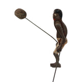 Pre-1930’s Carved Wood and Balancing Toy of Black Person with Watermelons