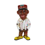 Hand Painted "Amos The Taxi Driver" Cast Iron Bank