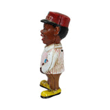 Hand Painted "Amos The Taxi Driver" Cast Iron Bank