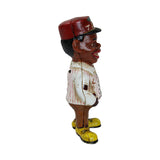 Hand Painted "Amos The Taxi Driver" Cast Iron Bank