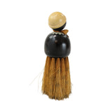 7" Tall Wooden Mammy Doll Whisk Broom