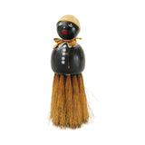 7" Tall Wooden Mammy Doll Whisk Broom