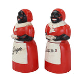 1940's Aunt Jemima Ginger & Cinnamon Plastic Spice Shaker Set