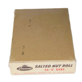 Mint Condition - Pearson’s Salted Nut Roll Box (24 bars @ 5 cents size)