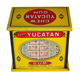 Yucatan Chewing Gum Tin Litho Box Counter Display