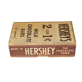 Pre-1940 Hershey’s Milk Chocolate Bars Box (unwrapped bars, 144 count) - 2 For $.01