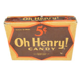 1940’s Oh Henry Candy Bar Box (24 Bars)