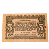 1930’s Wrigley United Profit Sharing Coupon