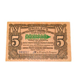 1930’s Wrigley United Profit Sharing Coupon