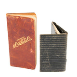 1923 Coca-Cola Trifold Leather Wallet And 1903 Coca-Cola Dispenser List Notebook With Sales Figures
