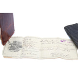 1923 Coca-Cola Trifold Leather Wallet And 1903 Coca-Cola Dispenser List Notebook With Sales Figures