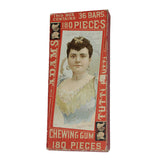 1896 Rare Adams Tutti Frutti Counter Top Gum Display Box