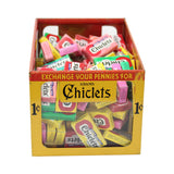 Adams Chiclets Penny Gum Tin & Glass Counter Display Box Loaded with Chiclets Gum