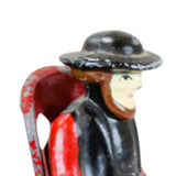 Cast Iron Amish Couple in Rocking Chair Salt & Pepper Shakers
