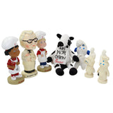 10 - Classic Food Related Bobble Heads, Shakers, Beanie Baby & Statues