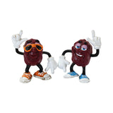 California Raisins Sun Maid Bank & 10 California Raisin Figures From 1987-1988