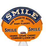 1920's Smile Flavorite Maple Butternut Flavor 6 oz Syrup Made By The Orange Smile Company & Bottle Sign
