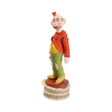 Antique Happy Hooligan Hand Painted Chalk Figure With Small Candy Container
