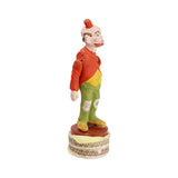 Antique Happy Hooligan Hand Painted Chalk Figure With Small Candy Container