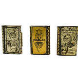 Three (3) Bryant & May (London) Gold Tin Plate Matchboxes