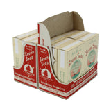 12 Empty Packages of John Weisert's Seven Seas Smoking Tobacco with 2-Section Retail Display