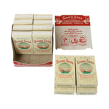 12 Empty Packages of John Weisert's Seven Seas Smoking Tobacco with 2-Section Retail Display