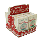 12 Empty Packages of John Weisert's Seven Seas Smoking Tobacco with 2-Section Retail Display