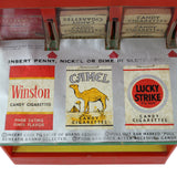 1960 Miner-Matic Candy Cigarette Bank with 12 Packs of Original Candy Cigarettes