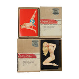 2 - Vintage Decks of Esquire "The Magazine for Men" Playing Cards with Varga Theme