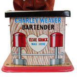 1962 Rosco (Japan) Charley Weaver Bartender Battery Operated Toy