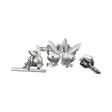 Playboy Bunny Cuff Links & 2 - Playboy Bunny Tie Tacks