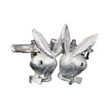 Playboy Bunny Cuff Links & 2 - Playboy Bunny Tie Tacks