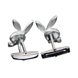 Playboy Bunny Cuff Links & 2 - Playboy Bunny Tie Tacks