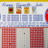 2 - Antique Punch Board & a Play Ball Punch Card Game