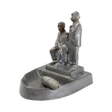 Very Rare Amos 'N' Andy Pewter Ashtray With Pewter Cigar