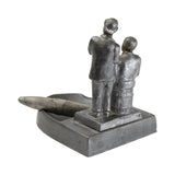 Very Rare Amos 'N' Andy Pewter Ashtray With Pewter Cigar